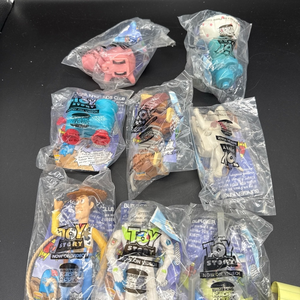 VTG-1996 Burger King Disney TOY STORY Kids Meal Toys Complete Set of 8 Sealed